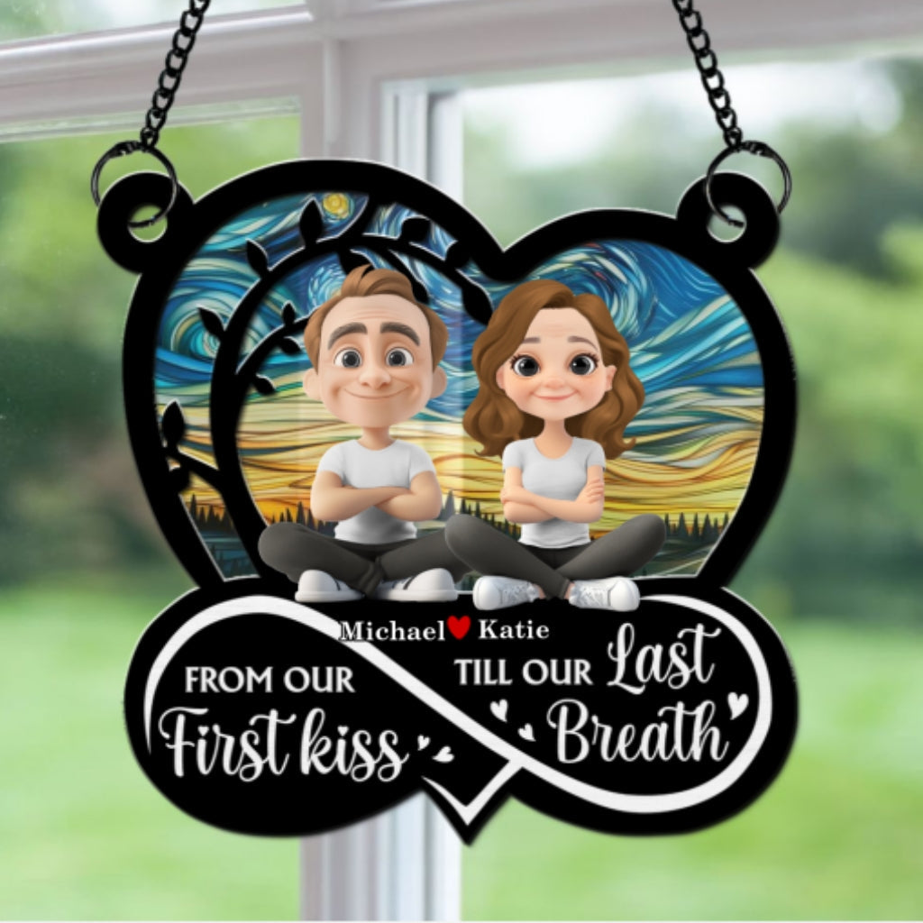 Forever Love You - Personalized Custom Suncatcher