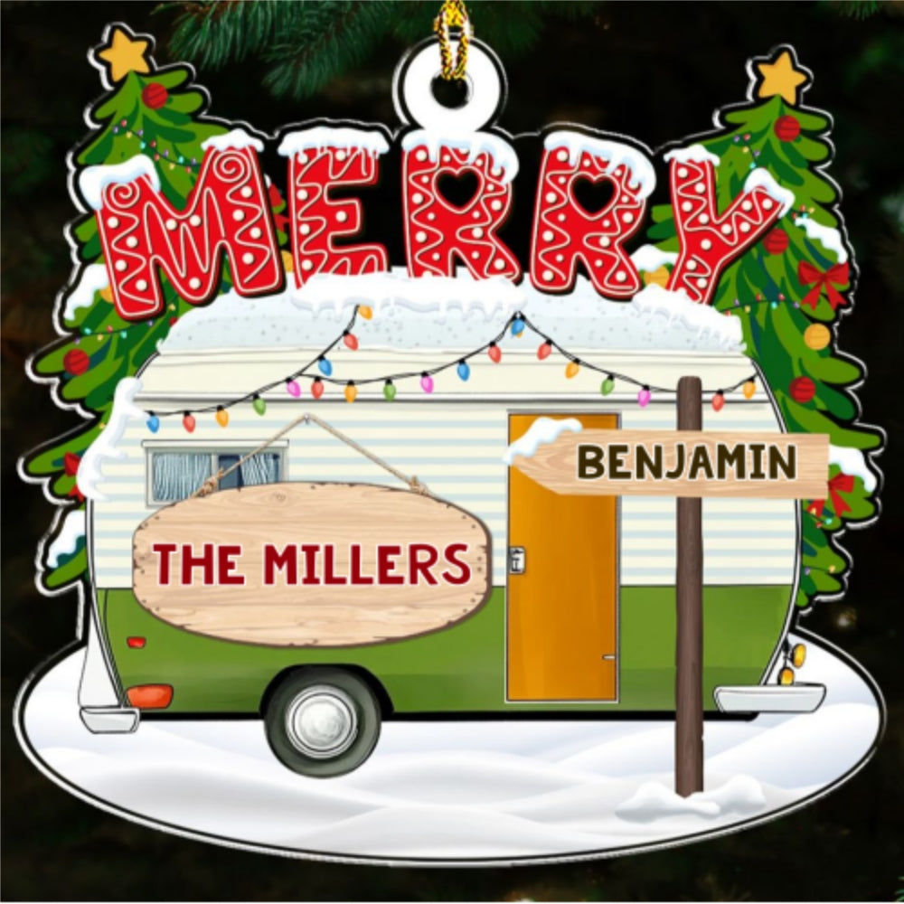 Camping Enthusiast - Personalized Custom Acrylic Ornament