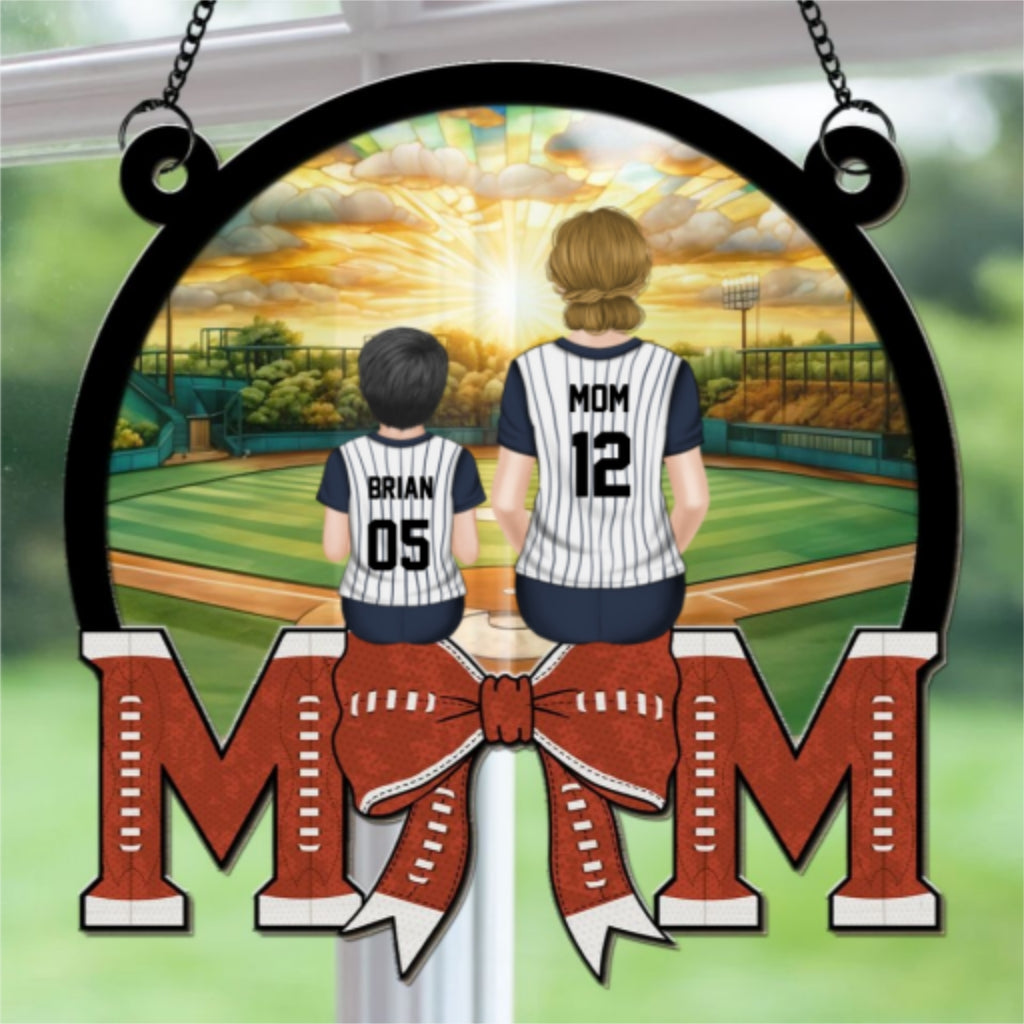 Best Mom Dream Team - Personalized Custom Suncatcher