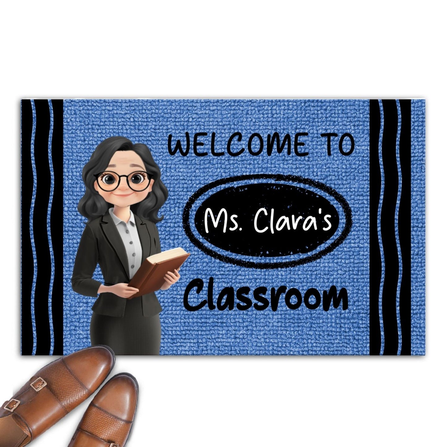 Welcome To Classroom - Personalized Custom Doormat