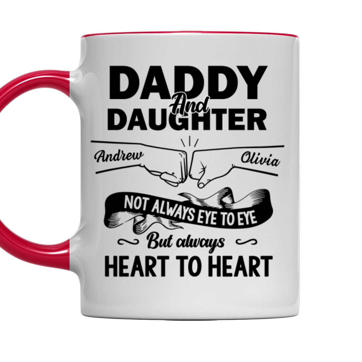 You Are The Best - Personalized Custom Accent Mug