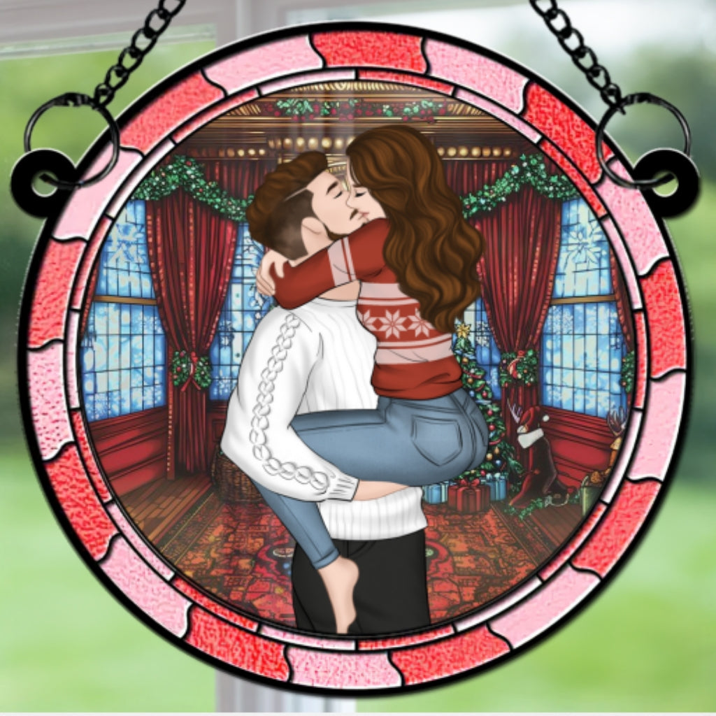 The Best Things In Life Are Better With You - Personalized Custom Suncatcher