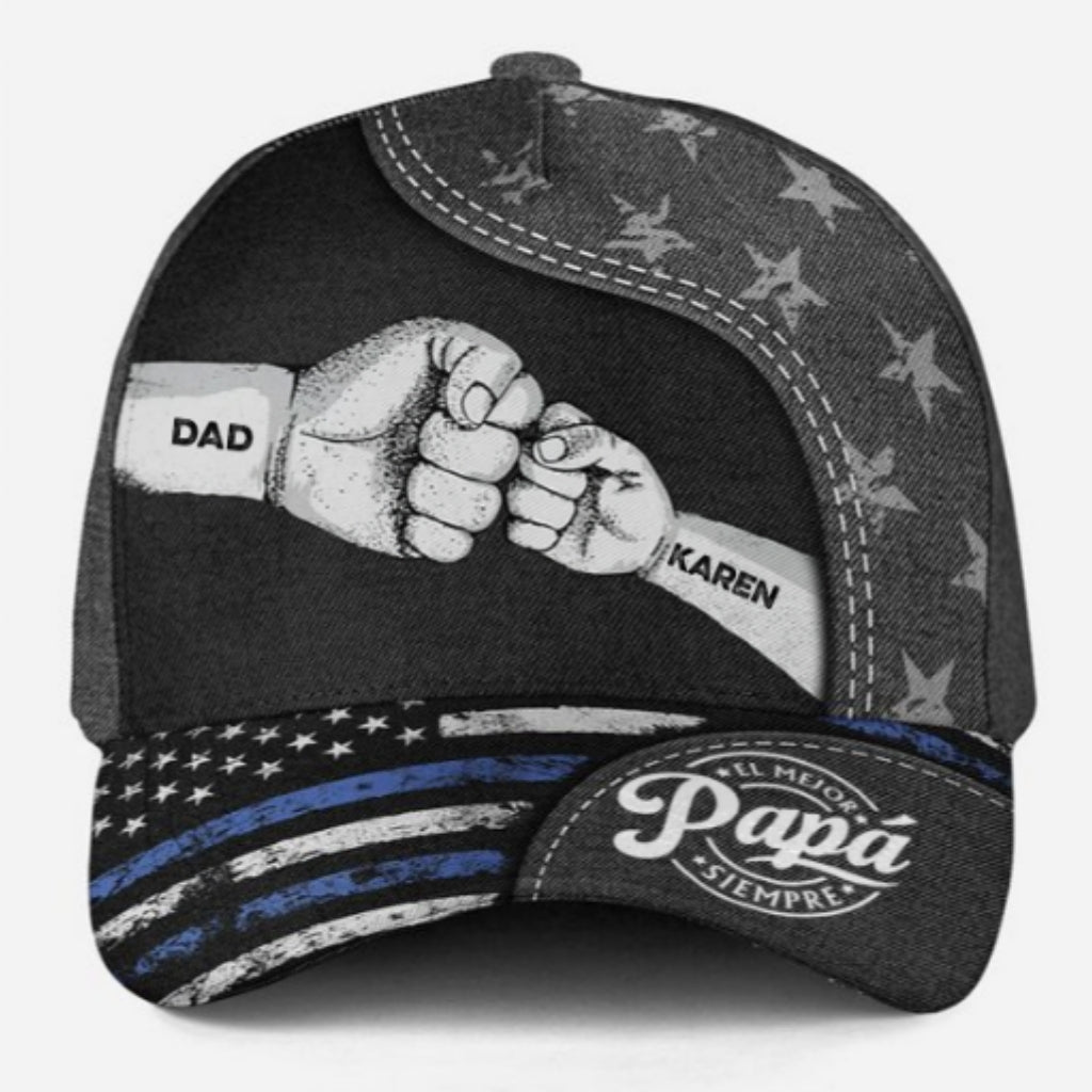El Poder Del Papá Viene Del Amor - Gorra Clásica Personalizada