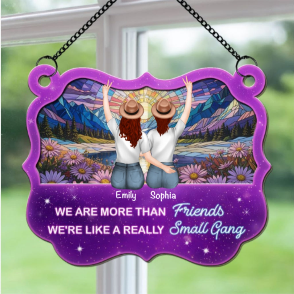 Small Gang - Personalized Custom Suncatcher