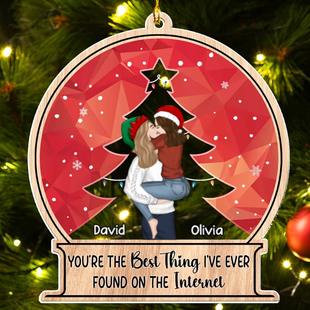 Couple Christmas 2024 - Personalized Custom Acrylic Ornament