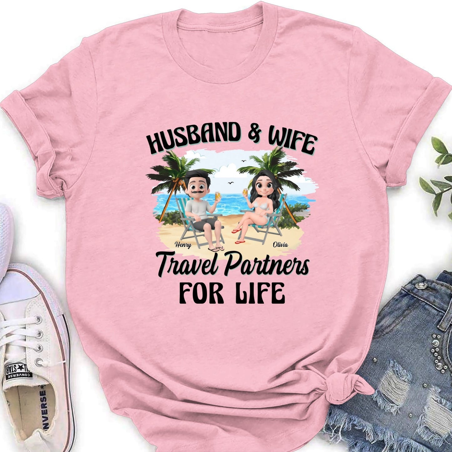 Travel Partners For Life - Personalized Custom Shirt