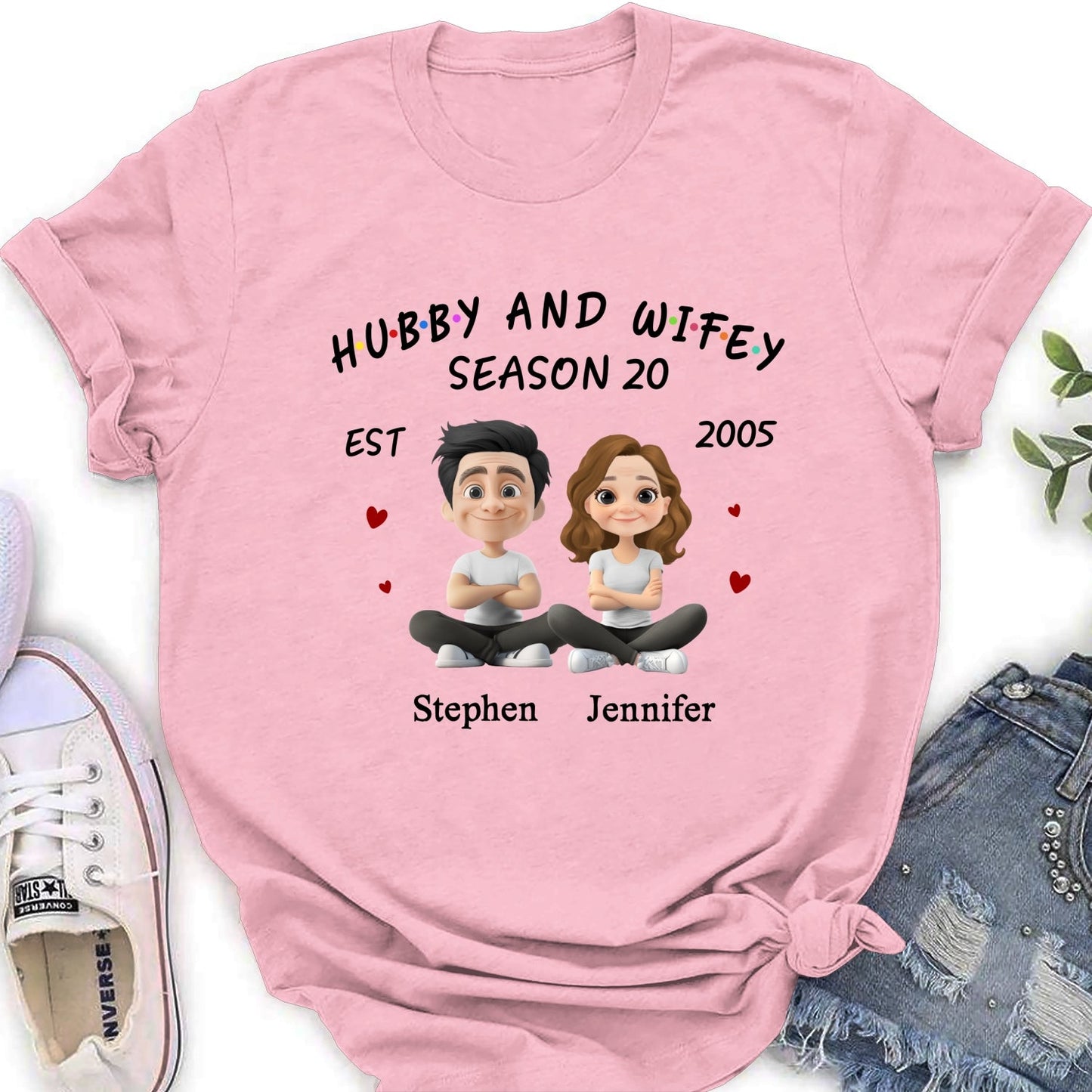Hubby And Wifey - Personalized Custom Shirt