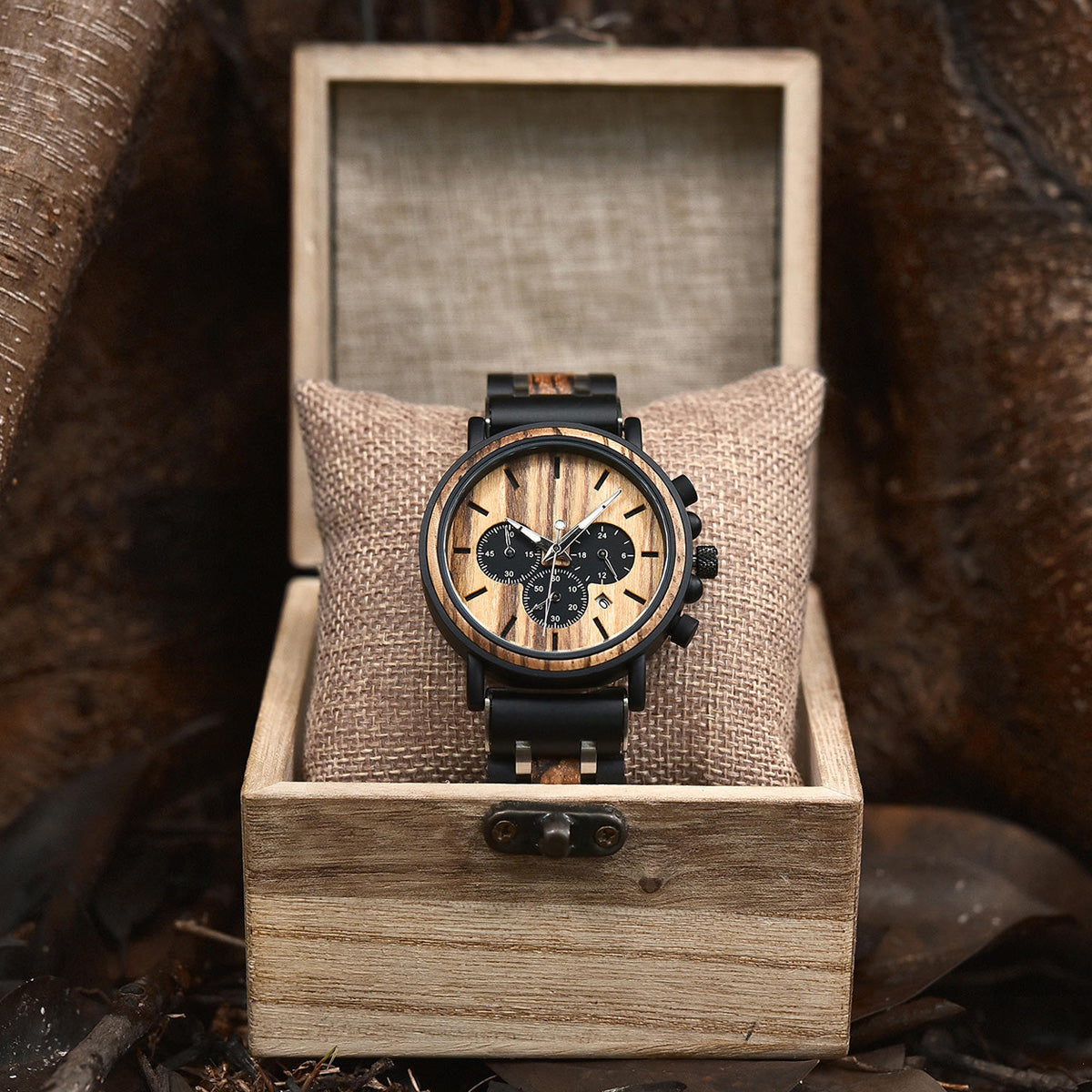 I Found My Missing Peace - Personalized Engraved Wooden Watches GP009