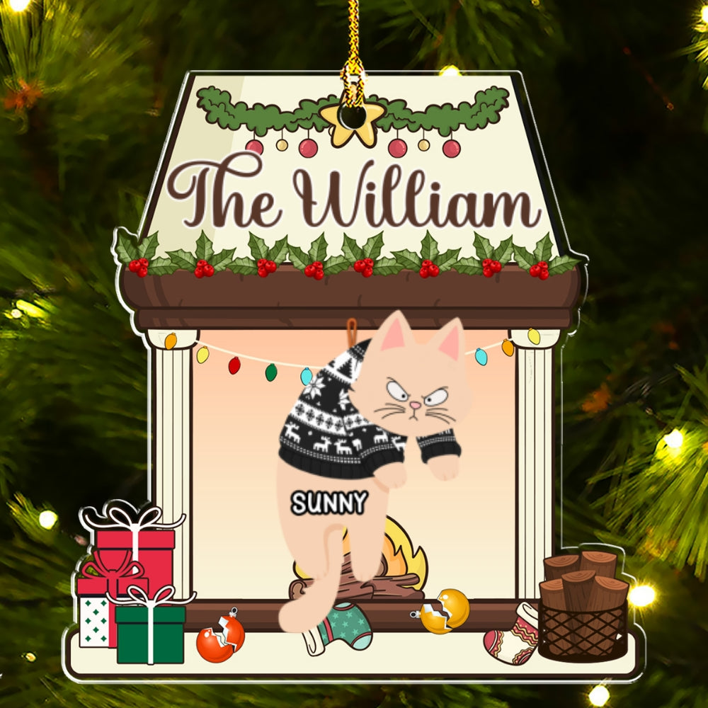 We Are Not Naughty Cats - Personalized Custom Acrylic Ornament