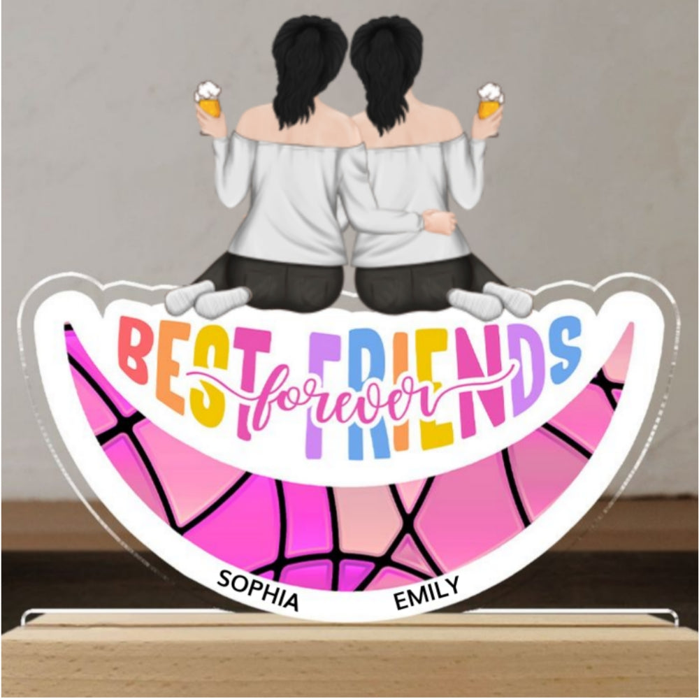 Best Friends Forever - Personalized Custom LED Light