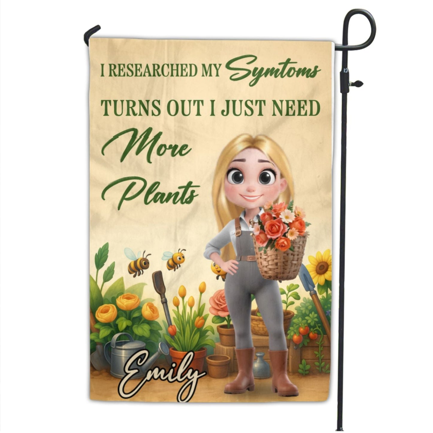 Need More Plants - Personalized Custom Flag