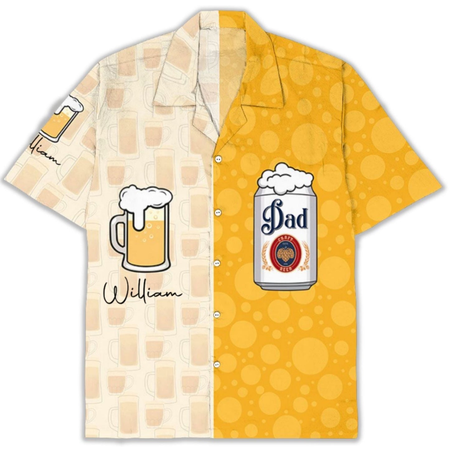 The Chill Daddy - Personalized Custom Hawaiian Shirt