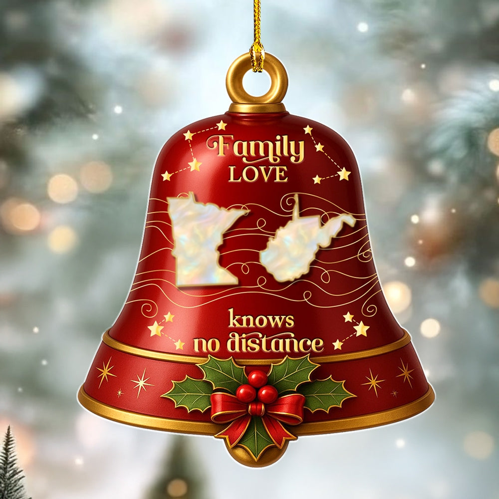 Family Reunion Christmas - Personalized Custom Acrylic Ornament