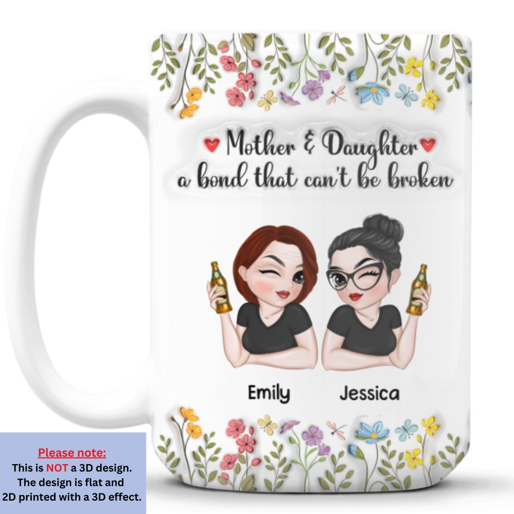 Mom You Are Loved Every Day - Personalized Custom 3D Inflated Effect Mug