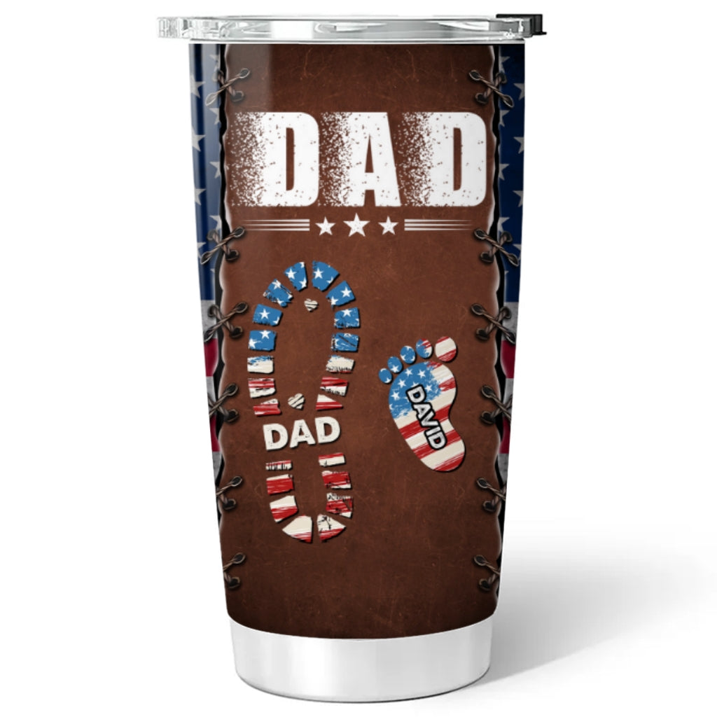 Daddy Super Power - Personalized Custom Tumbler