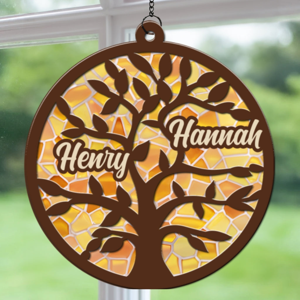 Tree Of Life - Personalized Custom Suncatcher