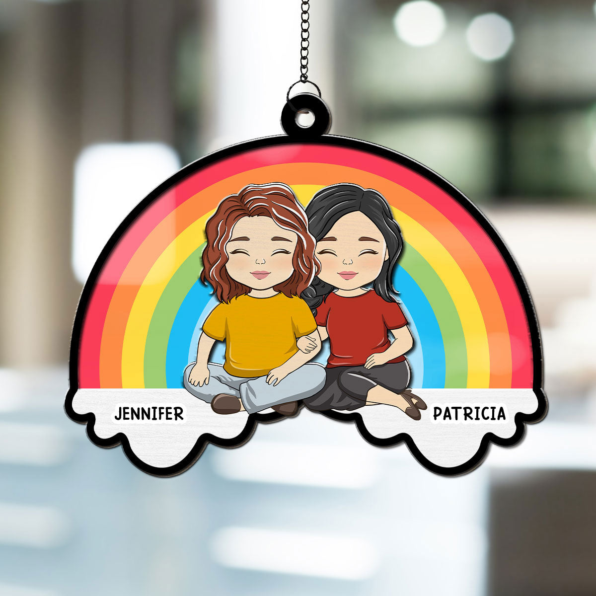 I Love You - Personalized Custom Suncatcher