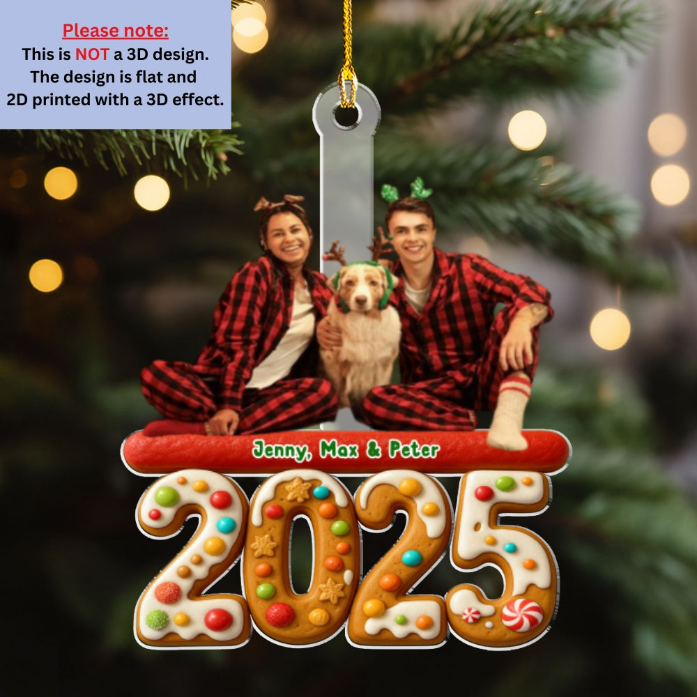 We And Our Pet Version 3 Photo - Personalized Custom Acrylic Ornament