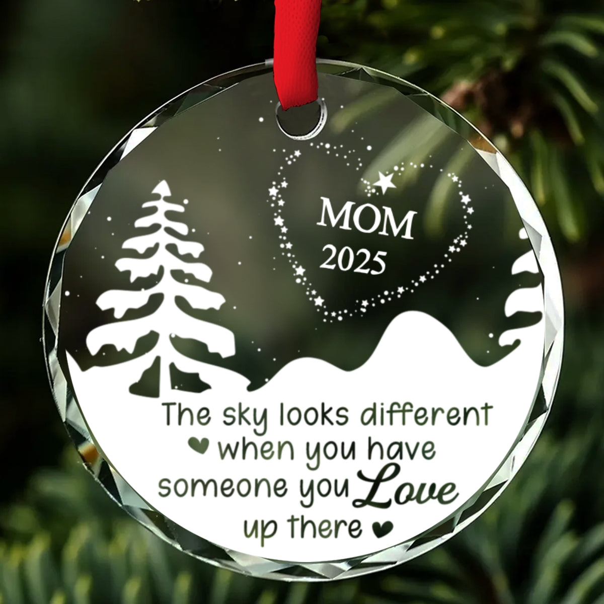 My Star - Personalized Custom Glass Ornament