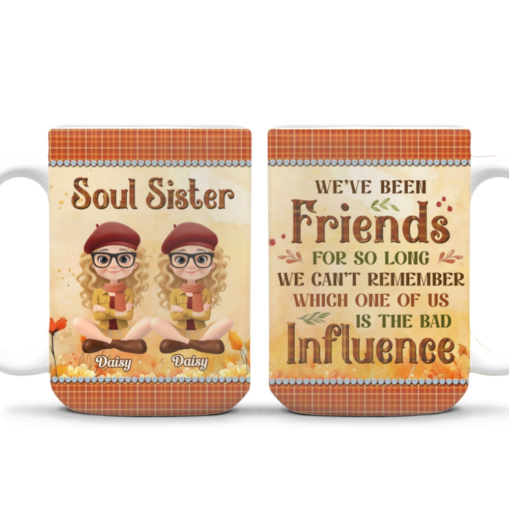Pumpkin Spice Besties - Personalized Custom Coffee Mug