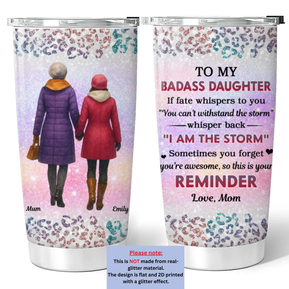 Two Generations One Heart - Personalized Custom Tumbler
