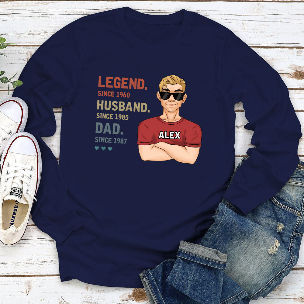Legend Dad - Personalized Custom Shirt