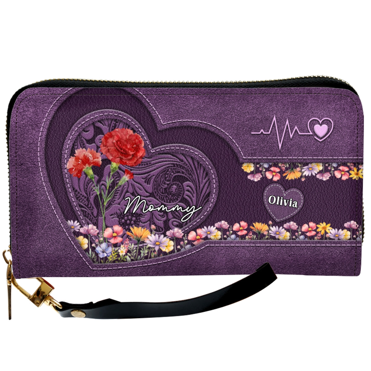 Mom You Are My Everything - Personalized Custom Leather Wallet