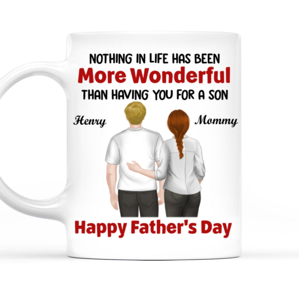 My Wonderful Son - Personalized Custom Coffee Mug
