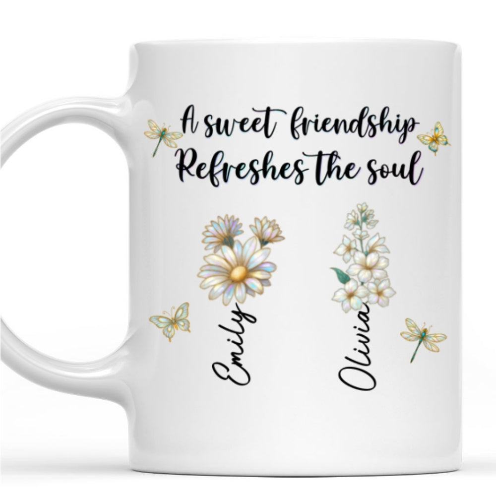 A Sweet Friendship - Personalized Custom Coffee Mug