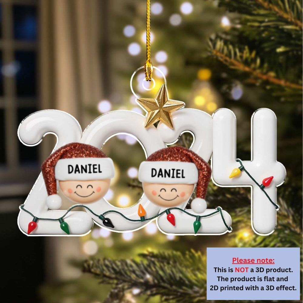 2024 Holiday - Personalized Custom Acrylic Ornament