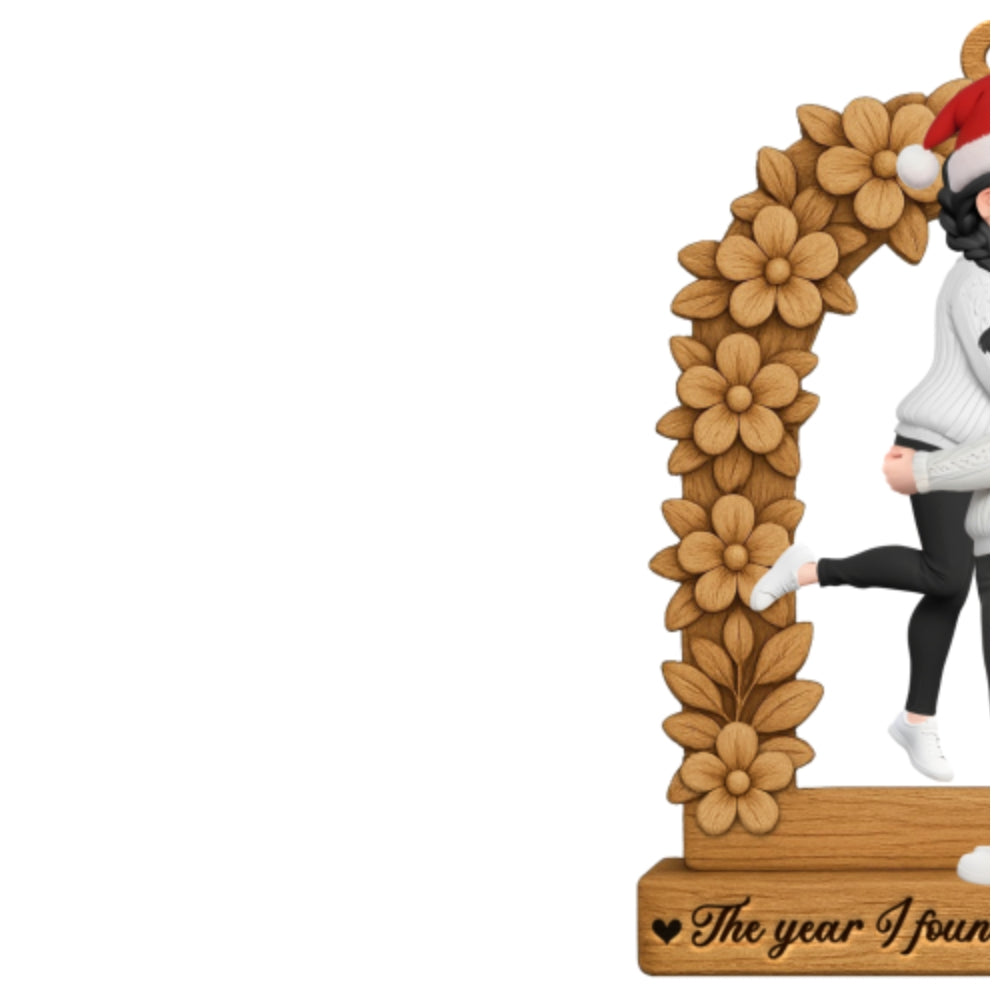 The Year I Found You - Personalized Custom Acrylic Ornament