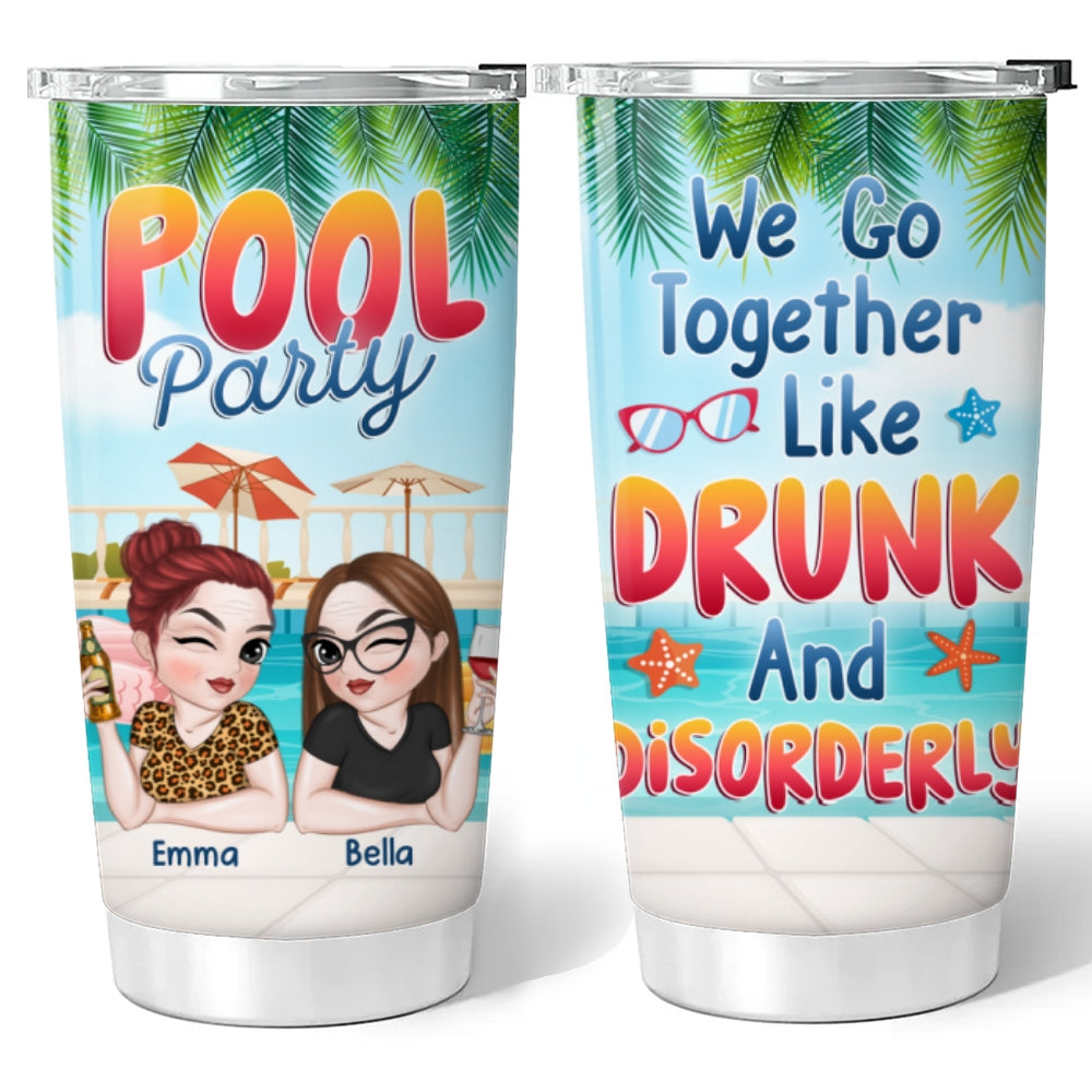 Pool Party - Personalized Custom Tumbler