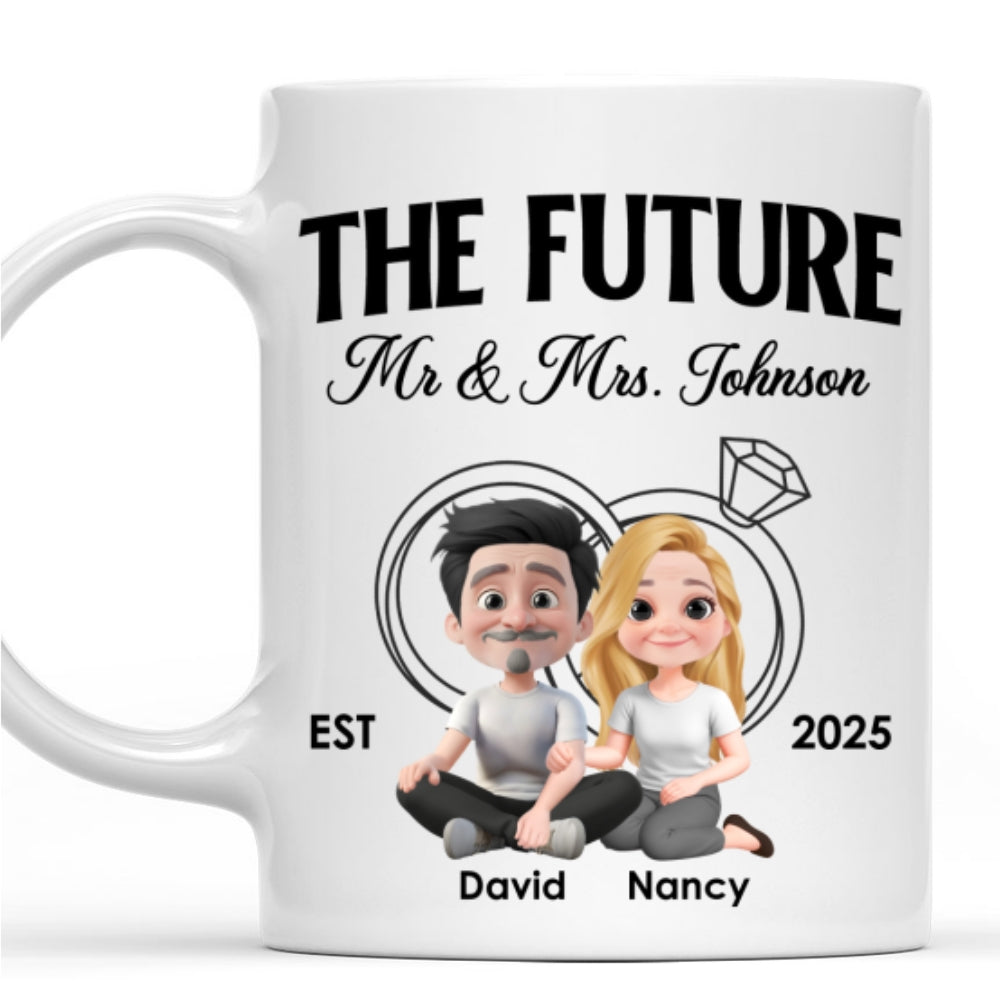 Forever And Always Us - Personalized Custom Coffee Mug