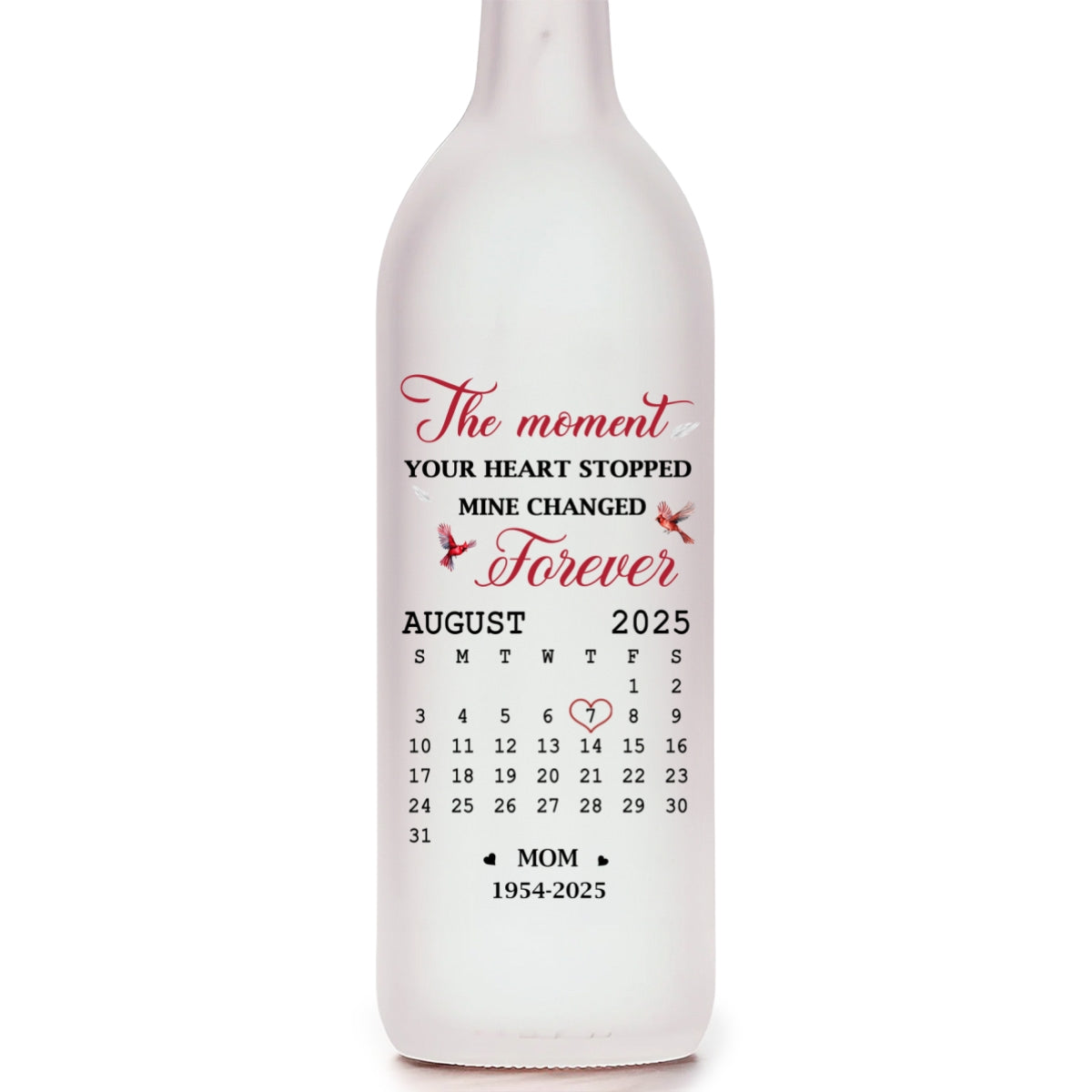 The Moment - Personalized Custom Bottle Lamp