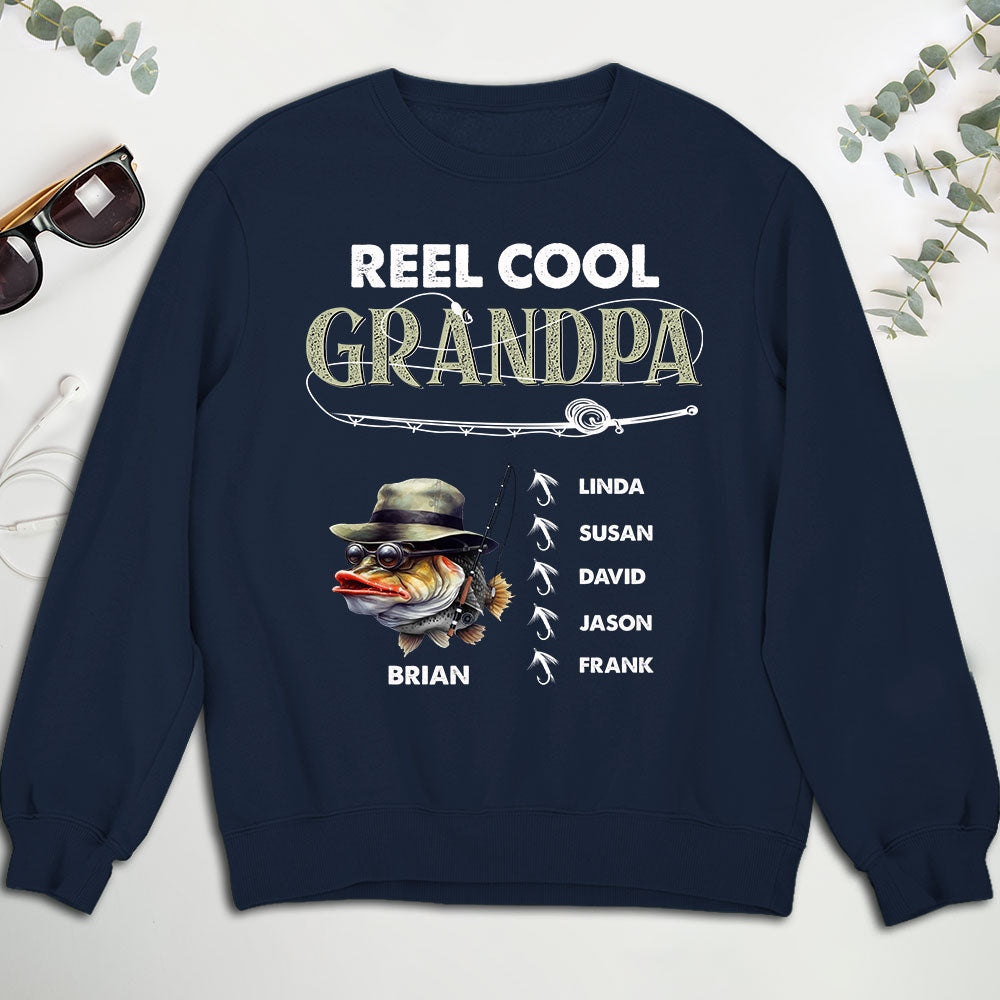 Reel Cool Dad - Personalized Custom Shirt