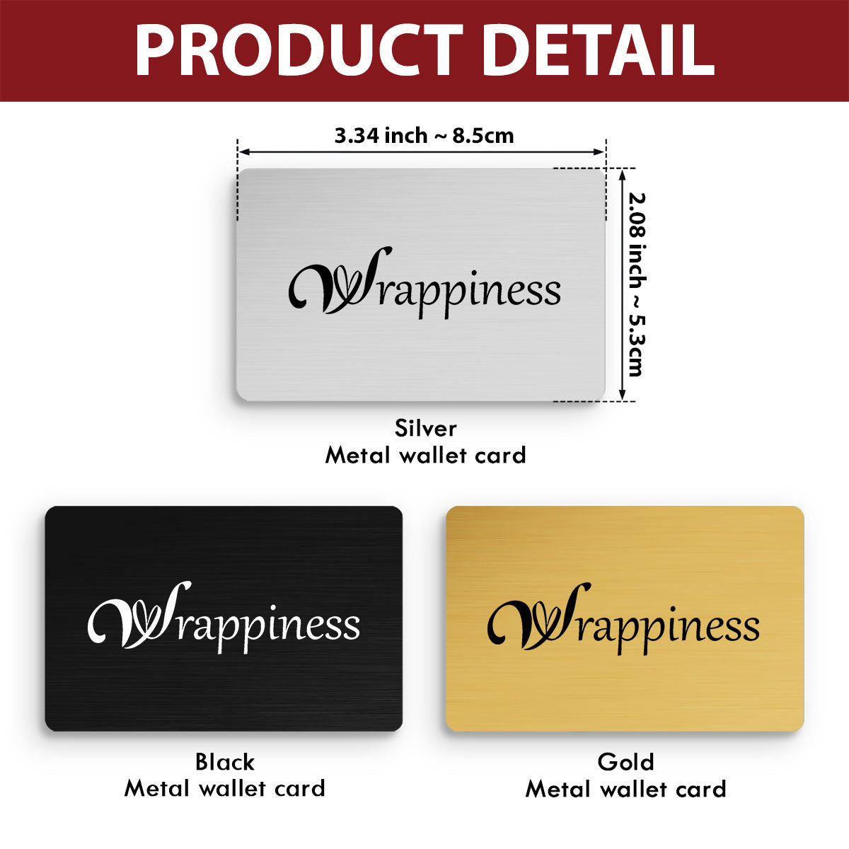 Carry Me Love - Personalized Custom Wallet Card