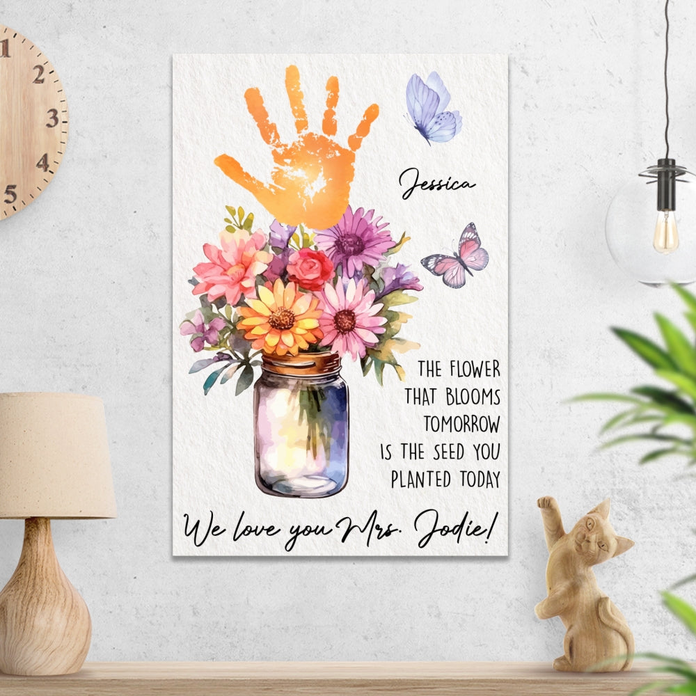 Knowledge Is A Seed Of Wisdom - Personalized Custom Poster