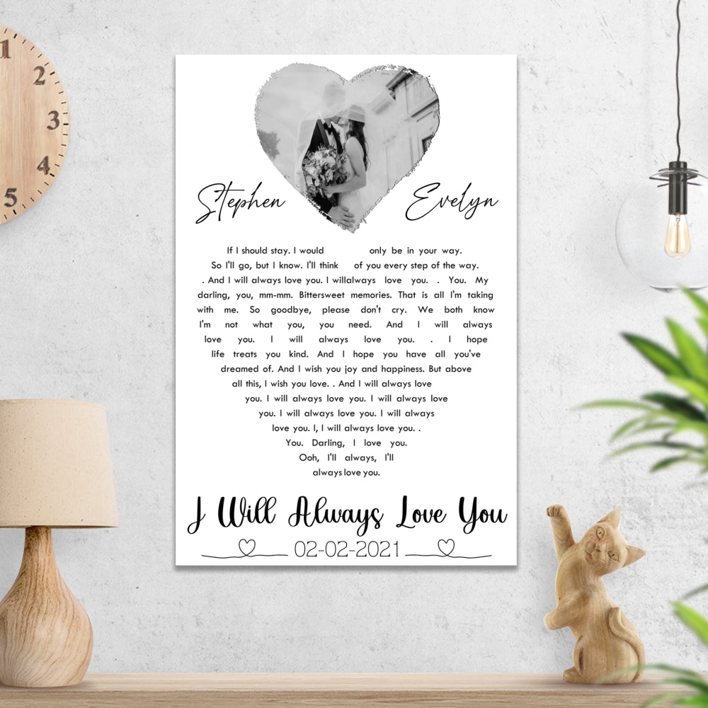 Your Song And Photo - Personalized Custom Poster