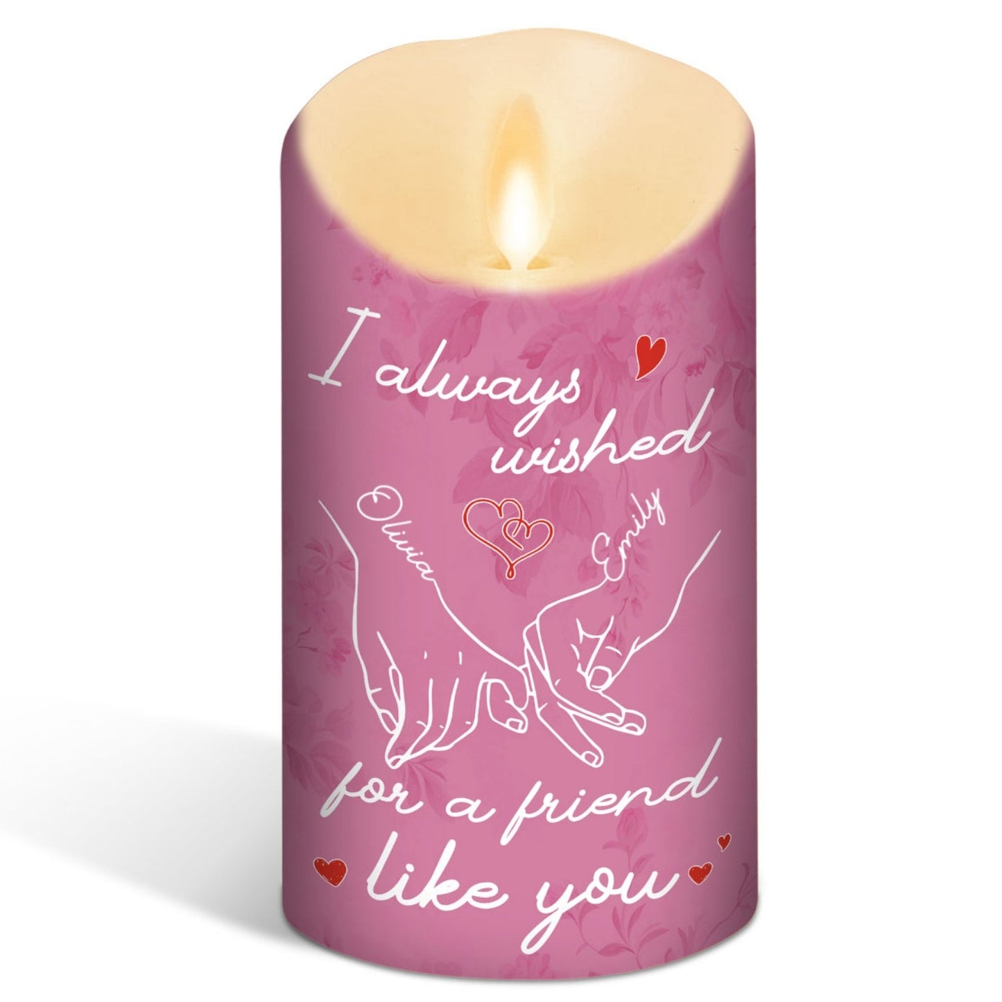 A Friend Like You - Personalized Custom LED Candle