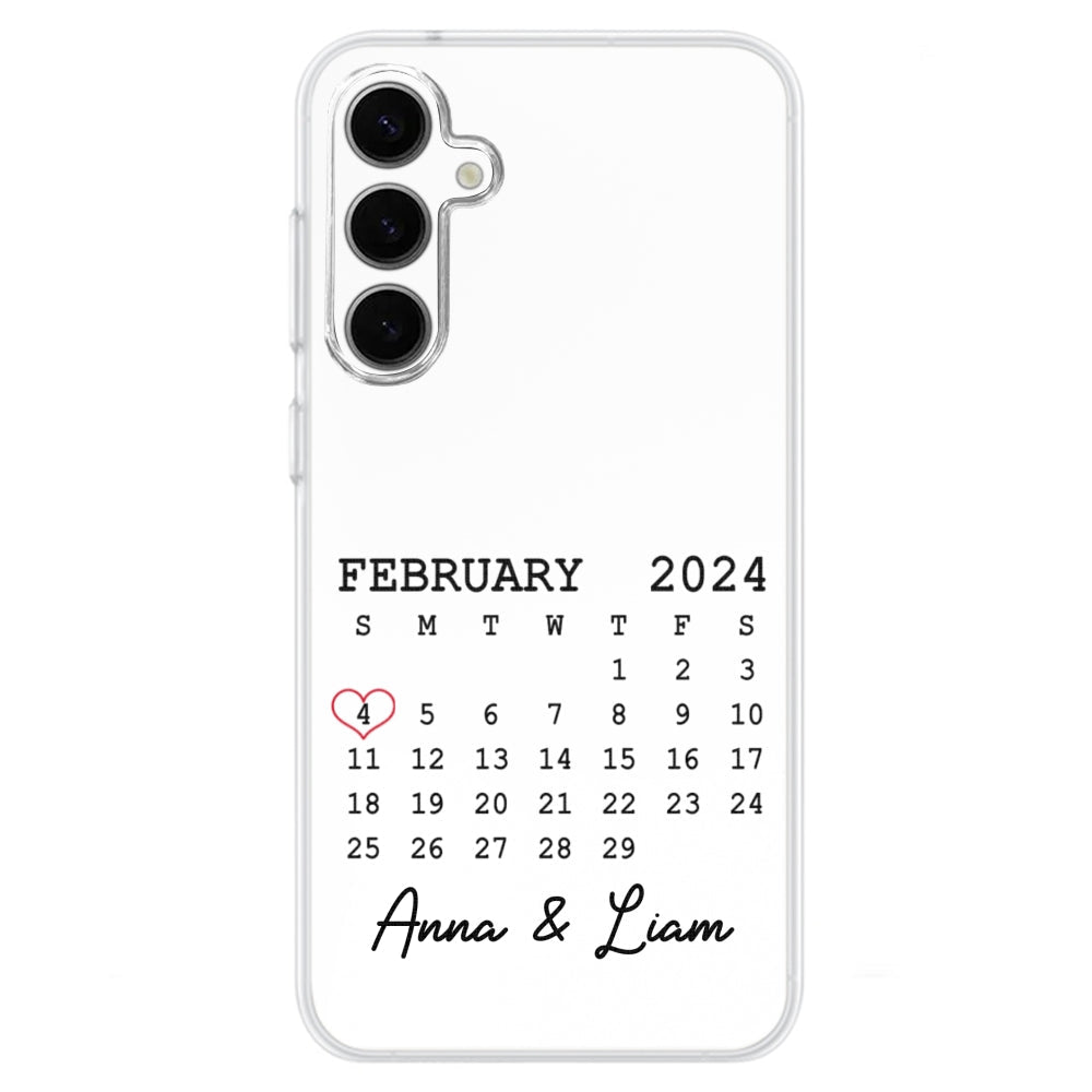 Save The Date Forever - Personalized Custom Phone Case