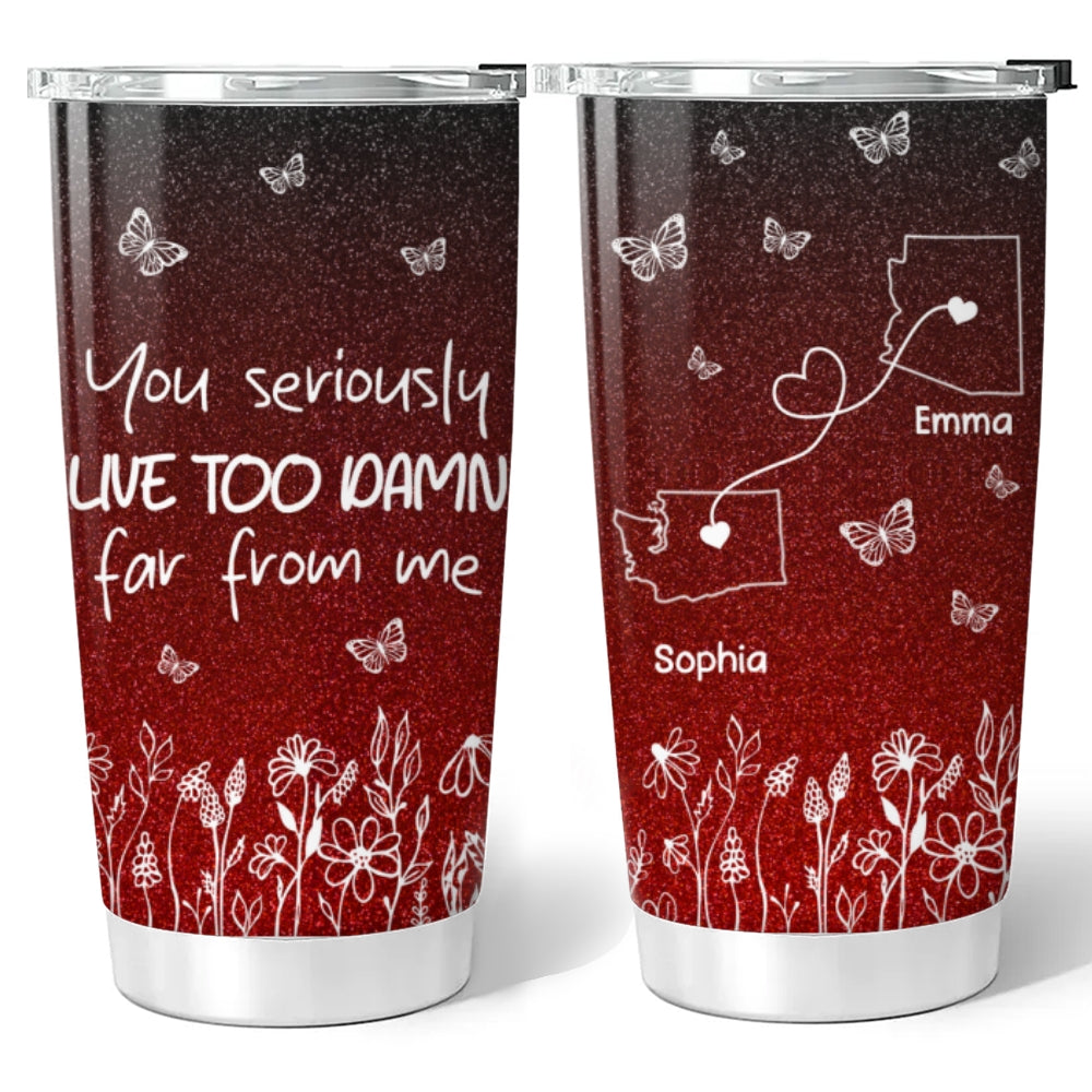 Long Distance Friend - Personalized Custom Tumbler
