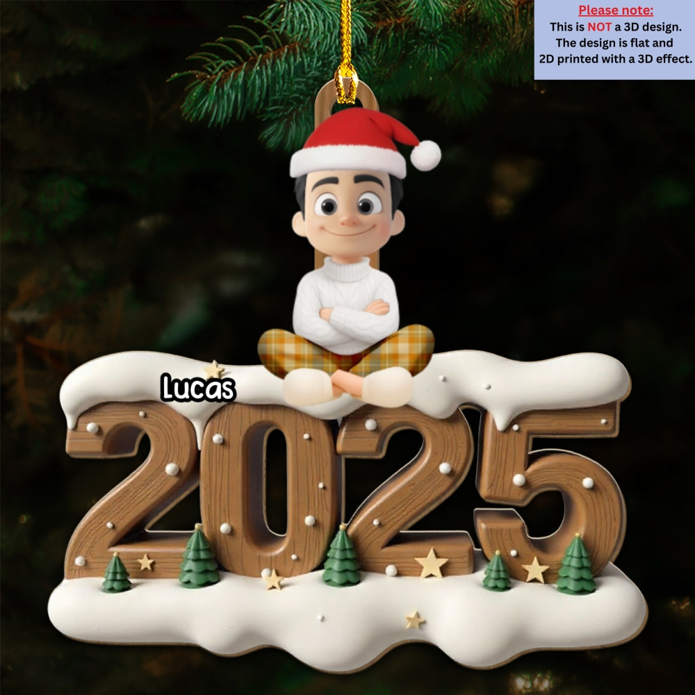 Family Now Onwards General Version - Personalized Custom 3D Effect Wood Ornament