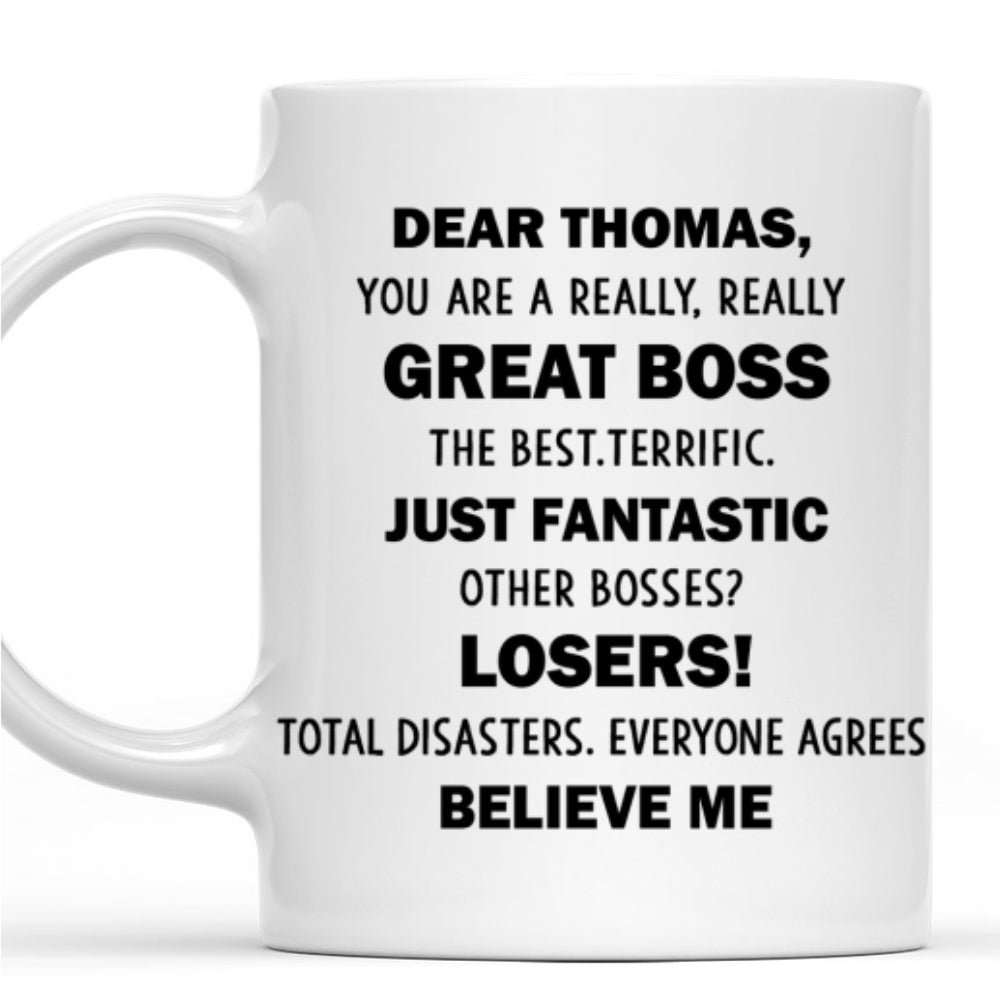 Great Boss - Personalized Custom Coffee Mug