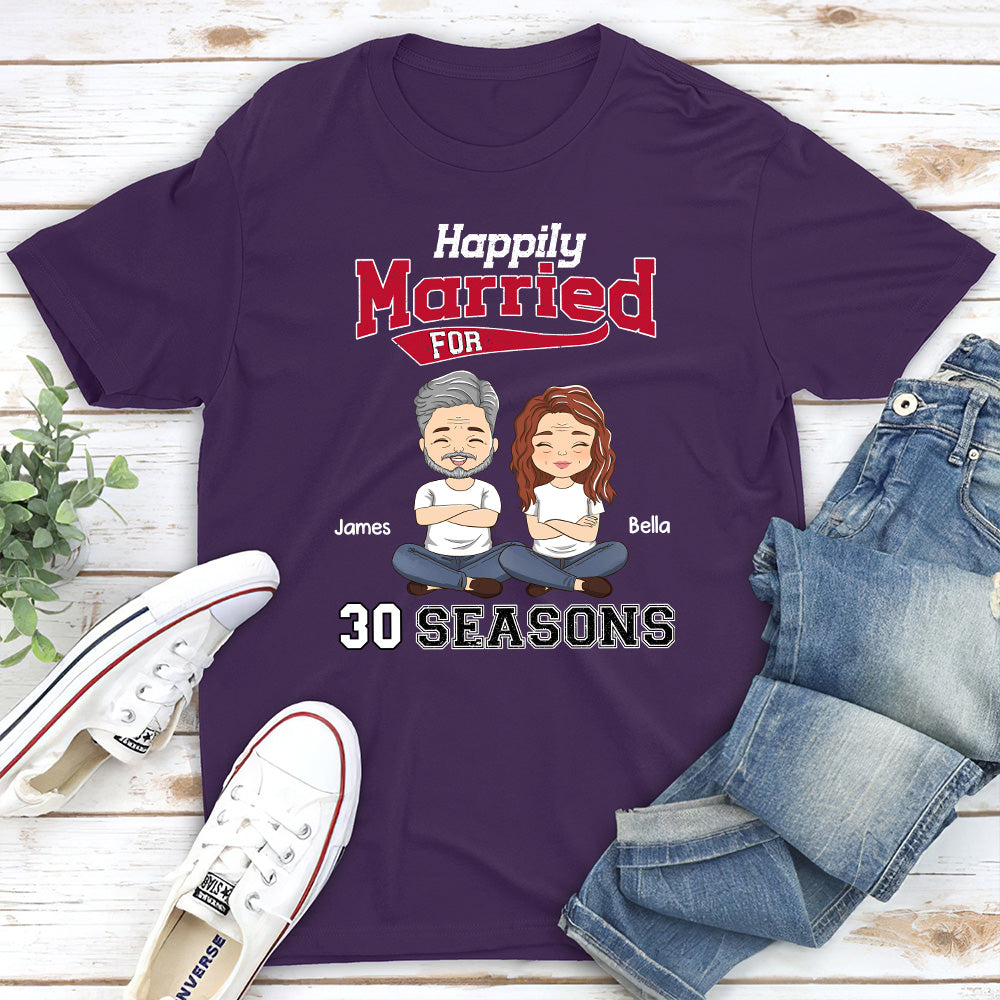 Happy Marriage - Personalized Custom Classic T-shirt