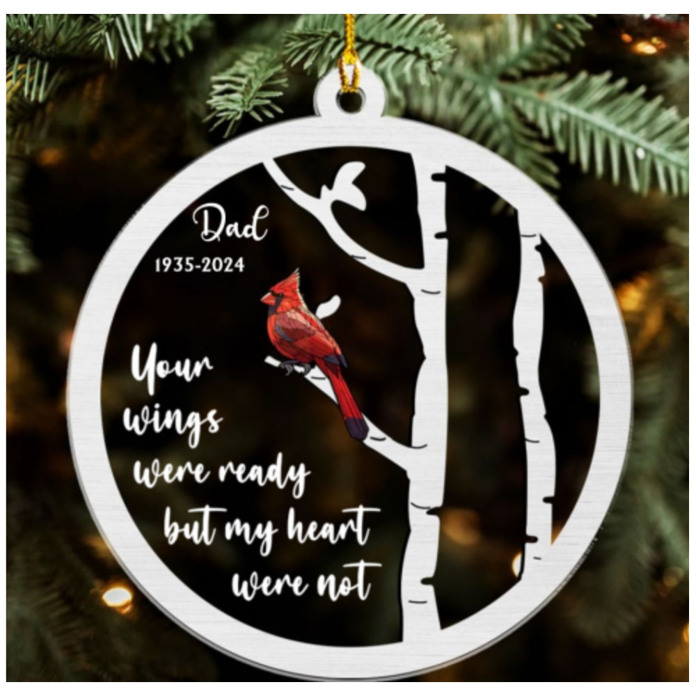 My Heart Were Not Ready - Personalized Custom Acrylic Ornament