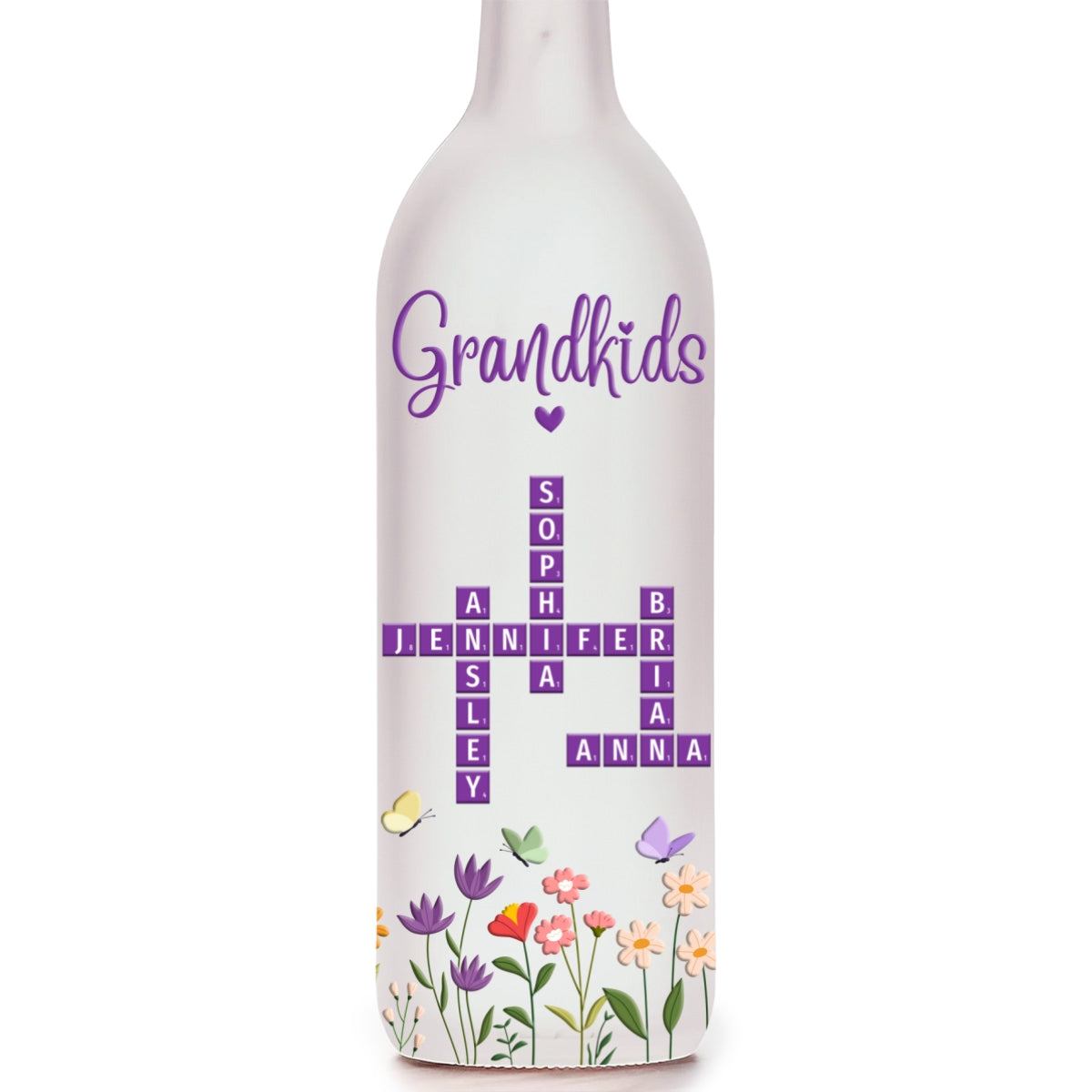 Grandkids Love - Personalized Custom Bottle Lamp