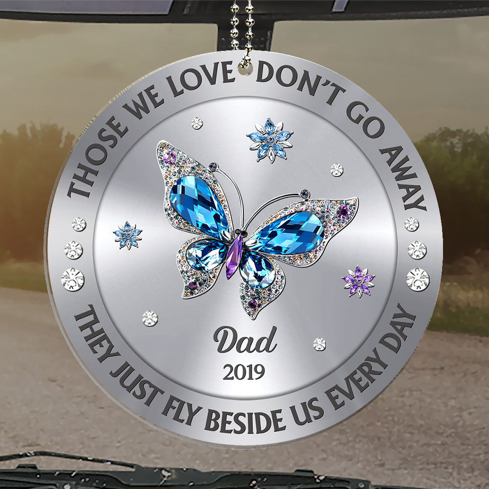 Those We Love Beside Us Every Day - Personalized Custom Car Ornament