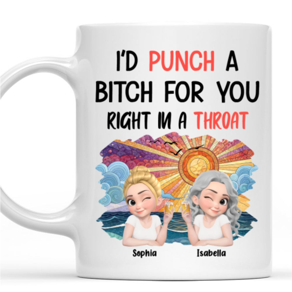 Punch Right In - Personalized Custom Coffee Mug