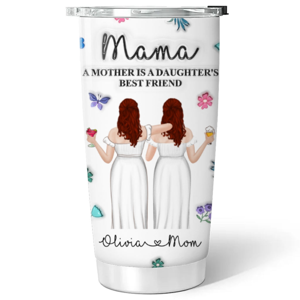 Love You More Than Words - Personalized Custom 3D Inflated Effect Tumbler