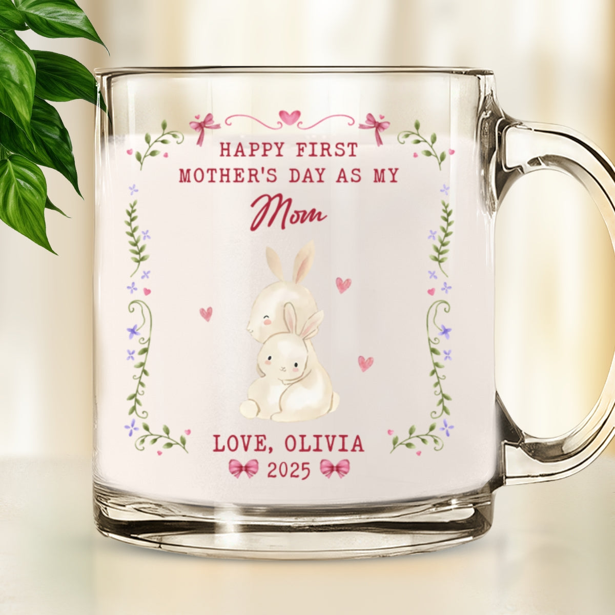 Special Day For Mommy - Personalized Custom Glass Mug